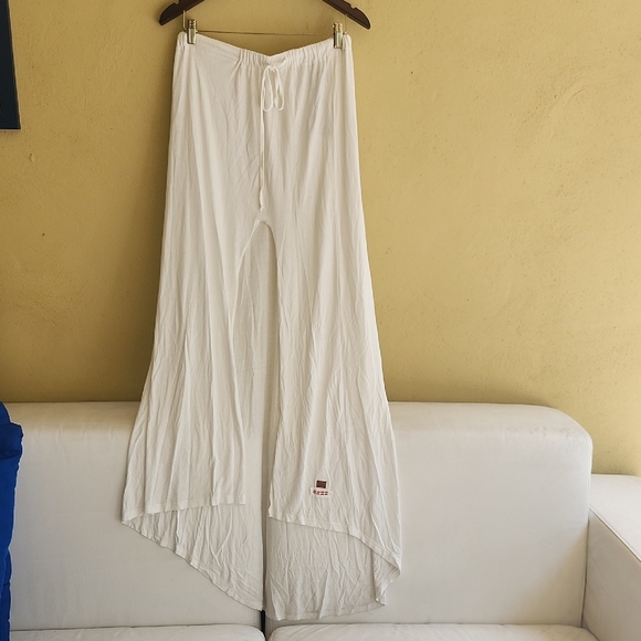 NWT Peace Love Word Boheme White Gabi Maxi Skirt with Slit Pantotene #1 - Picture 1 of 11